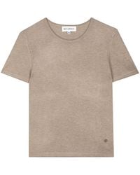Bel Cashmere - Neutrals Valentina Silk And Cashmere Shirt Sand - Lyst