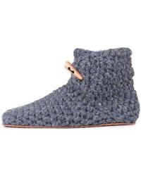 Kingdom of Wow - Barefoot Bamboo Wool Boot Slippers - Lyst