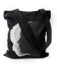 Qu - Heads Canvas Tote Bag - Lyst