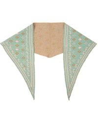 Saachi - Foulard Knit Triangle Scarf - Lyst