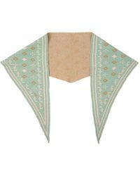 Saachi - Foulard Knit Triangle Scarf - Lyst