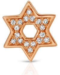 Maya Brenner - Pavé Charm Stud - Lyst