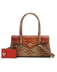 Mkf Collection - J'omor - Liviana Croc-Embossed Elongated Shoulder Bag - Lyst