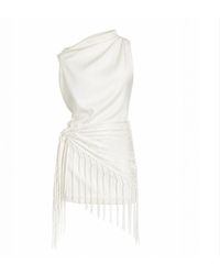 Tohen - Neutrals Manon Scarf Mini Dress - Lyst