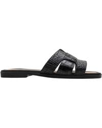 Forever & Always Shoes - Notre Leather Slide Sandal - Lyst