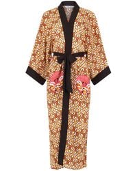 Henelle - Surfrider Sunset Kimono - Lyst