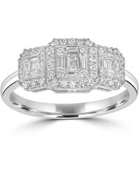 Artisan - Diamond Three-Cluster Ring - Lyst