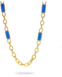 Ebru Jewelry - Versatile Glow Cat Eye Long Necklace - Lyst