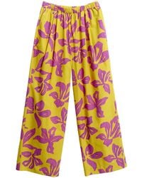 Lost Pattern - Tropical Bliss Wide-Leg Pants - Lyst