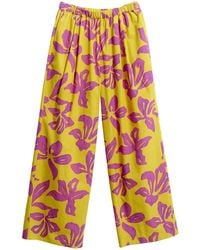 Lost Pattern - Tropical Bliss Wide-Leg Pants - Lyst