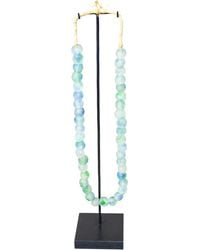 Botanical Boys - Ghana Glass Beads Necklace - Lyst