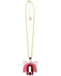 Gissa Bicalho - Acrylic Handmade Necklace Chain Lilium - Lyst