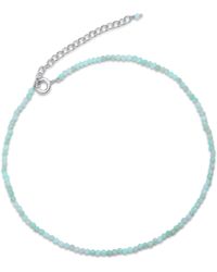Zohreh V. Jewellery - Amazonite Anklet Sterling Silver - Lyst