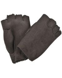 Owen Barry - Sheepskin Fingerless Gloves - Lyst