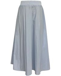 Roch Perel - Taffeta And Knit Circle Skirt - Lyst