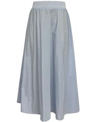 Roch Perel - Taffeta And Knit Circle Skirt - Lyst