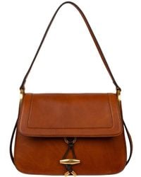 Time Resistance - Leather Flap Bag For - Lyst