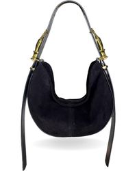 Indigolush - Midi Hobo Gilded Lure Suede - Lyst