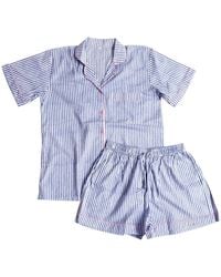 Lilly Loves - Stripe Pajama Set - Lyst