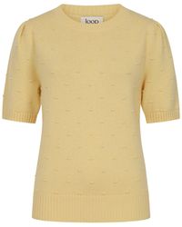 Loop Cashmere - Bobble Puff Sleeved Sweater - Lyst