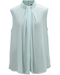 Smart and Joy - Neutrals Draped Sleeveless Top- Light Mint - Lyst