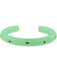 Michael Nash Jewelry - Sonia Jade Resin Small Studded Small Cuff - Lyst
