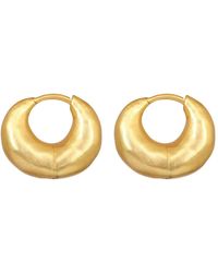Opium Jewels - Crescent Hoops - Lyst