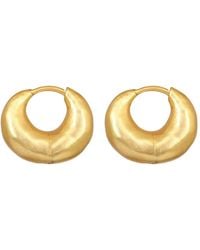 Opium Jewels - Crescent Hoops - Lyst