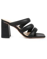 Rag & Co - Kywe Textured Heel Chunky Strap Sandals By Rag & Co - Lyst