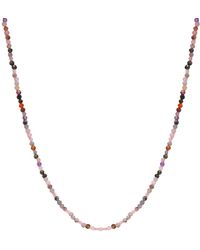 Spero London - Fine Multicolour Tourmaline Sterling Necklace - Lyst