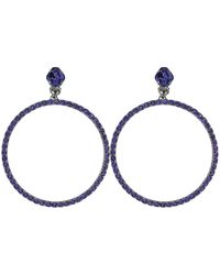 Vickisarge - The Large Hoop Earrings - Lyst