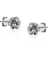 Spero London - Sterling Dorissa Beaded Stud Earring - Lyst