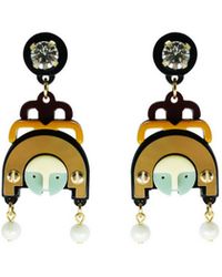 Gissa Bicalho - Acrylic Handmade Earring Ixchel - Lyst