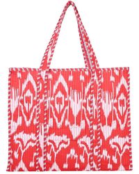 Conscious Yoga Collective - The Ikat Cotton Tote - Lyst