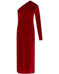 Thisisu Collection - Pera Velvet One-Shoulder Dress - Lyst