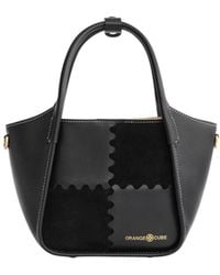 Orange Cube - Square Stitch Basket Bag - Lyst