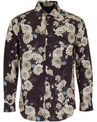 lords of harlech - Nigel Serious Floral Shirt - Lyst