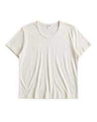 NOEND - Neutrals Cotton Modal Slub Crew Tee - Lyst