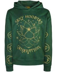 Miracles Manifester - Love Affirmation Embroidered Hoodie - Lyst