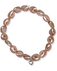 FV Jewellery - La Pierre Keshi Pearl Stretchy Bracelet - Lyst