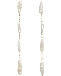 Lavani Jewels - Iris Keshi Pearl Earrings - Lyst