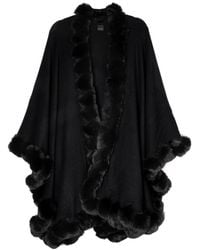 Saachi - Faux Fur Cape Kimono - Lyst