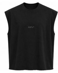 mysimplicated - Oversized Sleeveless Tee - Lyst