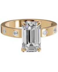 Aya Fine Jewelry - 3 Carat Emerald Cut Lab Grown Diamond Engagement Ring, Igi Certified - Lyst