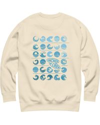 Anchor and Crew - Neutrals Natural Surf N Waves Passenger Organic Cotton Sweatshirt - Lyst