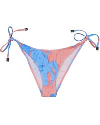 lords of harlech - Samara Monstera Floral Coral Bikini Bottom - Lyst