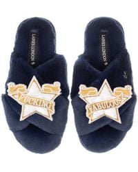 Laines London - Classic Laines Slippers With Fucking Fabulous Brooches - Lyst