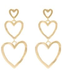 Marcia Moran - Ibisa Open Heart Earrings - Lyst