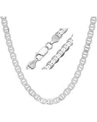 Kylie Harper - Thick/Heavy 5.5Mm Italian Sterling Gucci/Mariner Chain Necklace - Lyst