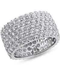 SALLY SKOUFIS - Rebel Ring With Made Cz Diamond Stimulant - Lyst